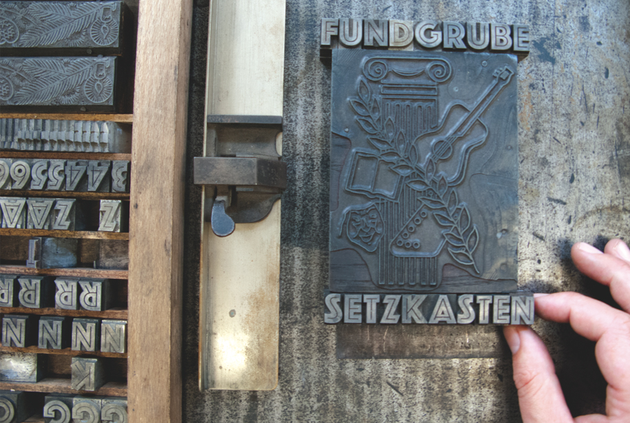 VorOrt Dessau - Workshop: Fundgrube Setzkasten