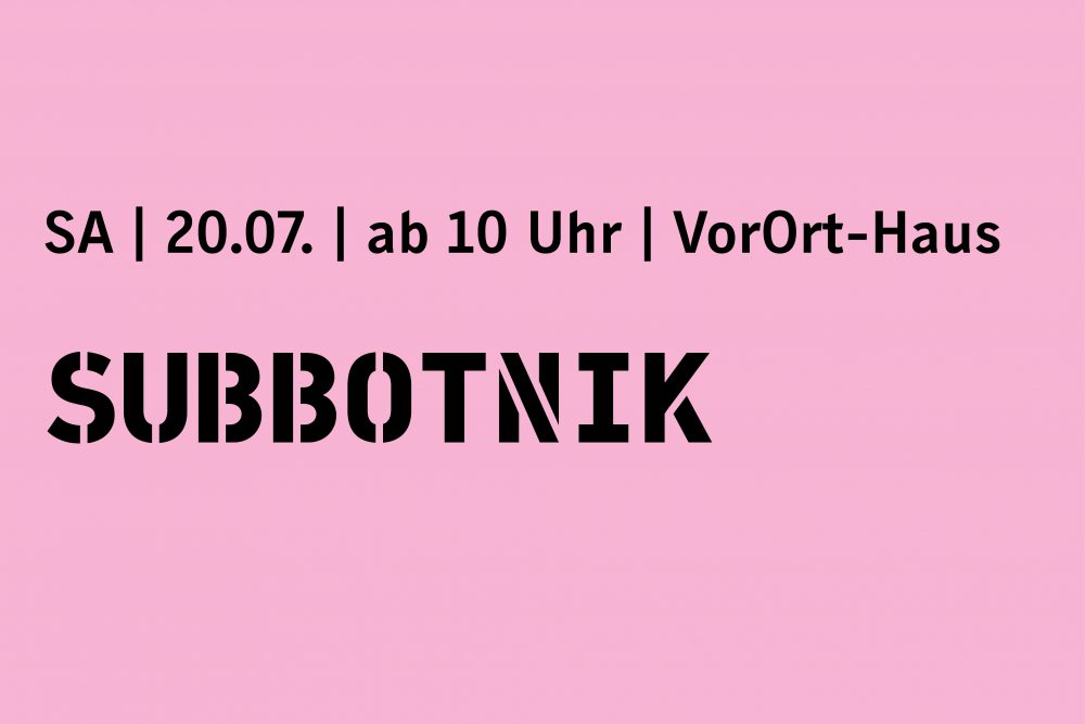 VorOrt Dessau - Subbotnik